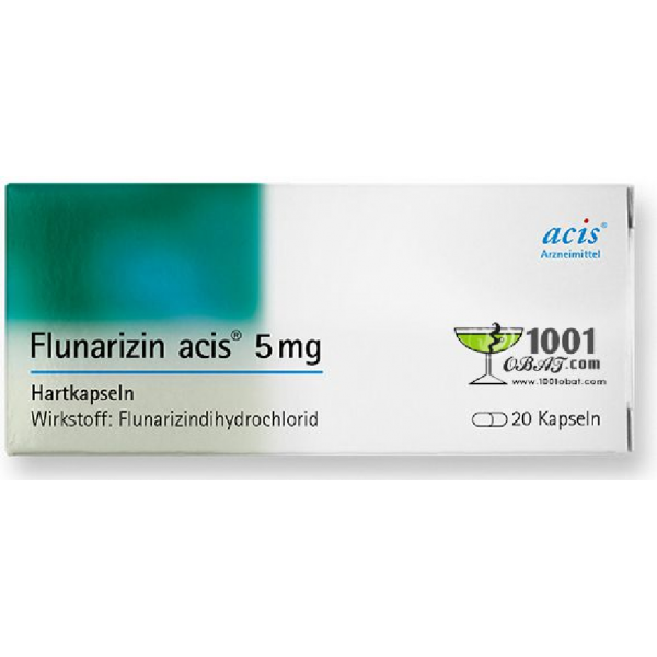 Флунаризин FLUNARIZIN 5MG 100 шт